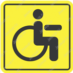 Знак DSW25 Инвалид