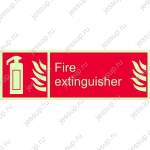 Фотолюминесцентный знак IMO Пожарный огнетушитель