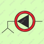 Фотолюминесцентный знак противопожарной защиты IMO Аварийный осушительный насос