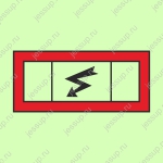 Фотолюминесцентный знак противопожарной защиты IMO Аварийный распределительный щит