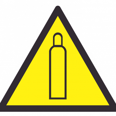 Предупреждающий знак W19 Газовый баллон