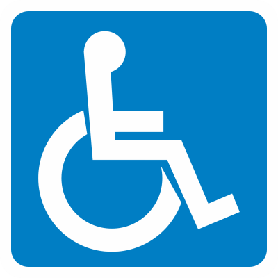 Напольный знак DS16 Парковка для инвалидов