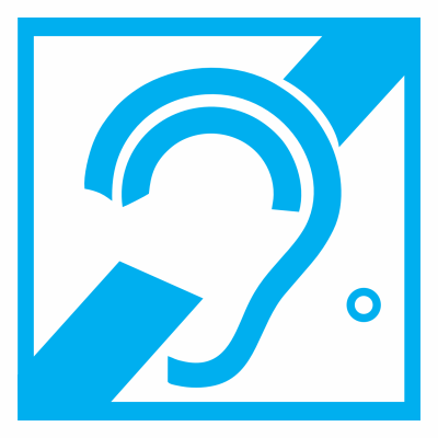 Знак DSW03 Доступность для инвалидов по слуху